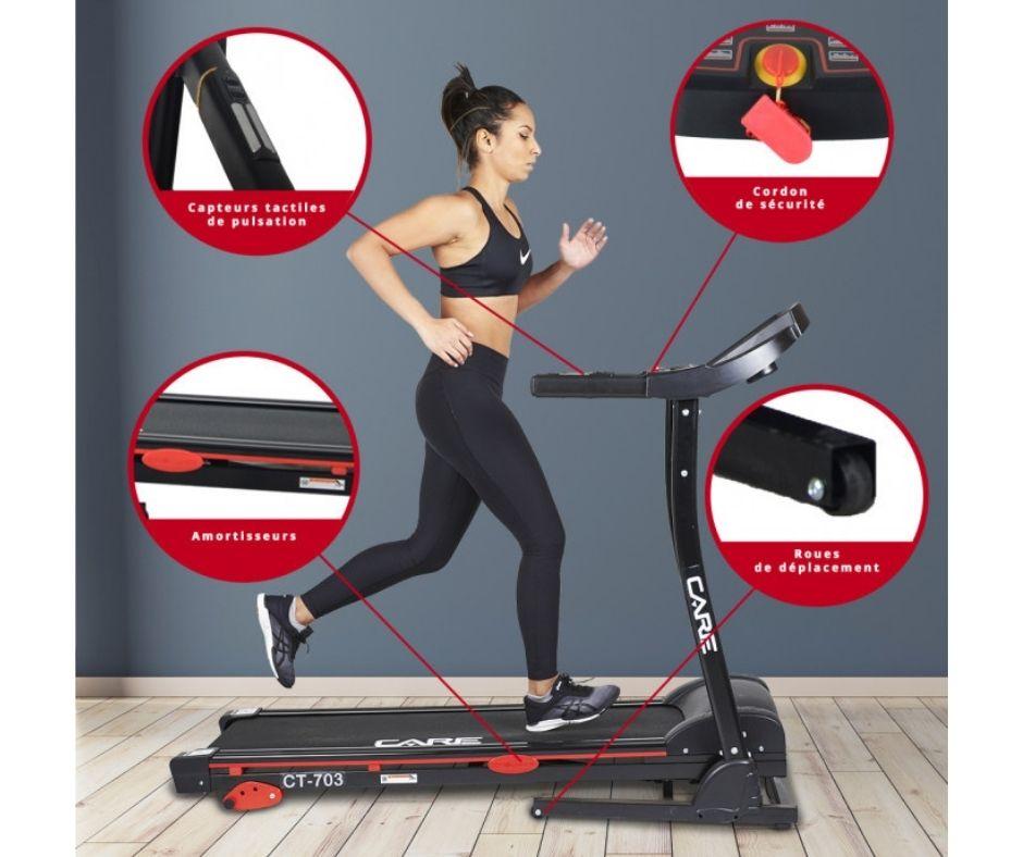 Tapis de course connecté Care - CT 703-2