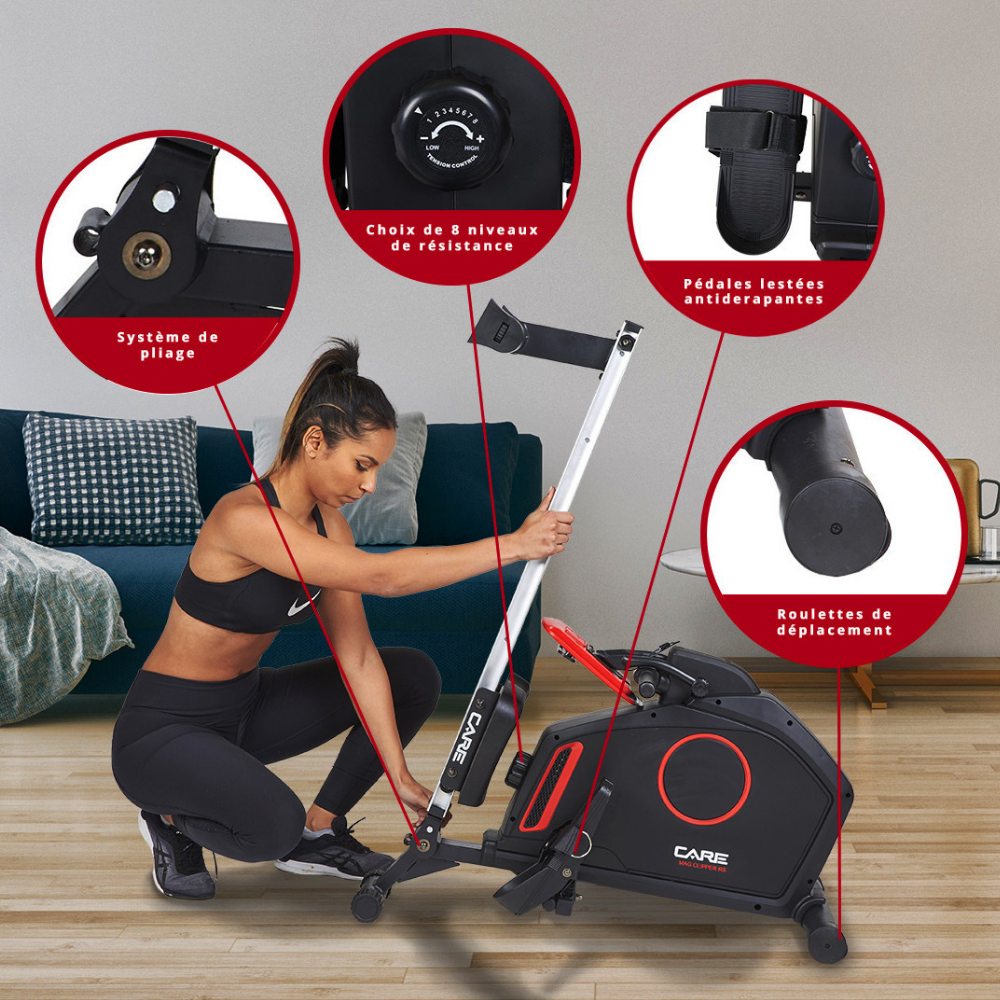 Rameur Care - MAG-CLIPPER RS