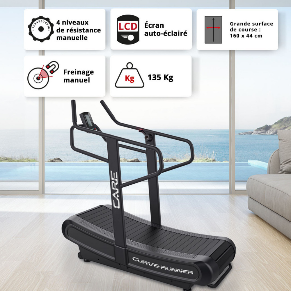 Tapis de course Care - CURVE-RUNNER