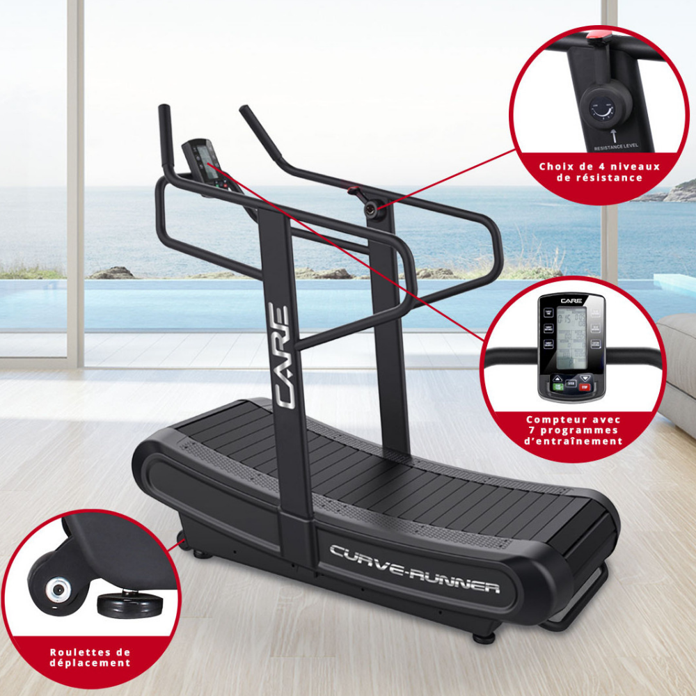 Tapis de course Care - CURVE-RUNNER