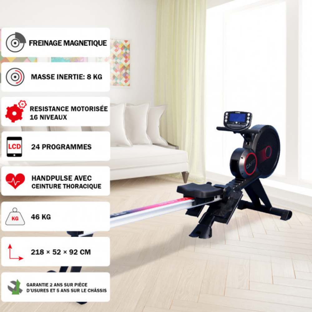 Rameur professionnel Care Mag Rower air